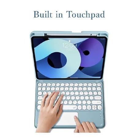 【並行輸入品】 iPad Air 5 2022/Air 4 2020 キーボードケース - タッチパッド 取り外し可能なキーボード ペンシル充電ホルダー付き - iPad Pro 11_3