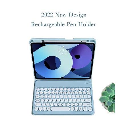 【並行輸入品】 iPad キーボードケース (iPad 13， ミント)_3