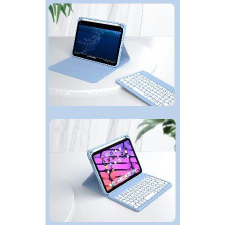 【並行輸入品】 iPad キーボードケース (iPad 13， ミント)_4