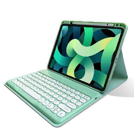 【並行輸入品】 iPad キーボードケース (iPad 13， ミント)_5