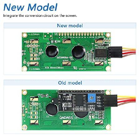 並行輸入品】 Freenove I2C LCD 1602モジュール（2パック）、新しい