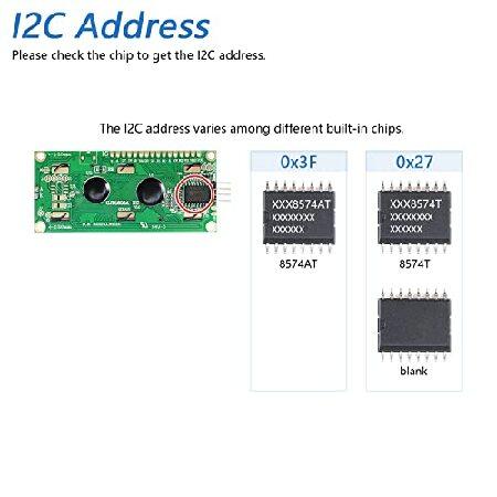 並行輸入品】 Freenove I2C LCD 1602モジュール（2パック）、新しい