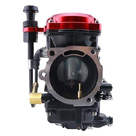 【並行輸入品】 JIK キャブレター ハーレーダビッドソン ロードキング ツインカム 40mm CV40 Softail Dyna Sportster XL883 XL1200 Carb Redの画像