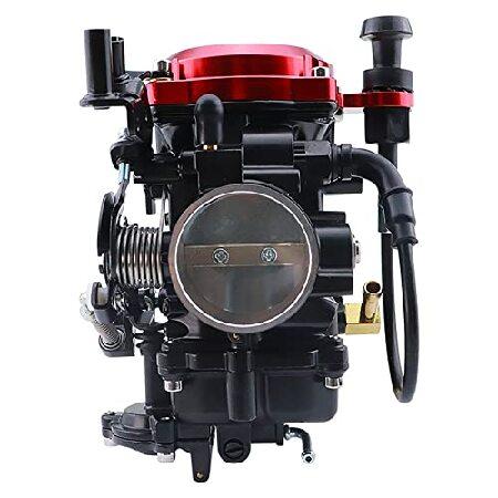 【並行輸入品】 JIK キャブレター ハーレーダビッドソン ロードキング ツインカム 40mm CV40 Softail Dyna Sportster XL883 XL1200 Carb Redの画像
