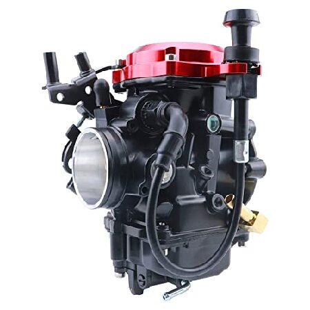 【並行輸入品】 JIK キャブレター ハーレーダビッドソン ロードキング ツインカム 40mm CV40 Softail Dyna Sportster XL883 XL1200 Carb Redの画像