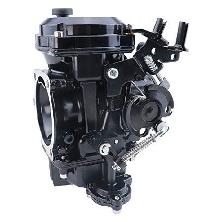 【並行輸入品】 JIK キャブレター ハーレーダビッドソン ロードキング ツインカム 40mm CV40 Softail Dyna Sportster XL883 XL1200 キャブ ブラック_2