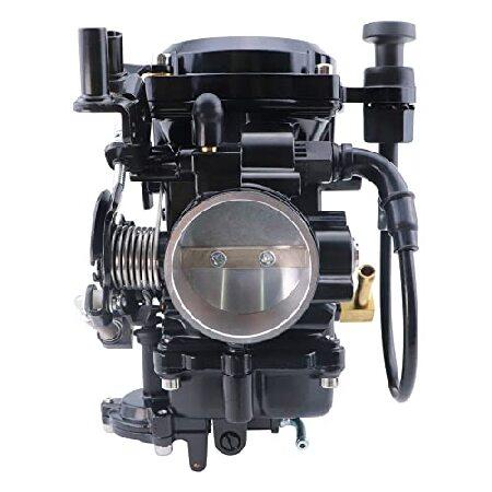 【並行輸入品】 JIK キャブレター ハーレーダビッドソン ロードキング ツインカム 40mm CV40 Softail Dyna Sportster XL883 XL1200 キャブ ブラック_3