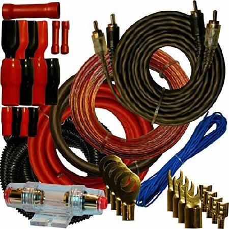 並行輸入品】 IMC Audio WK-4RED 4ゲージアンプ取り付け配線キット 