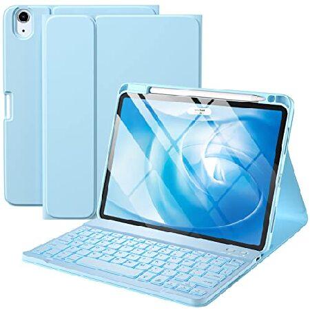 並行輸入品】 iPad Air 5th 4th Generation Case with Keyboard 10.9