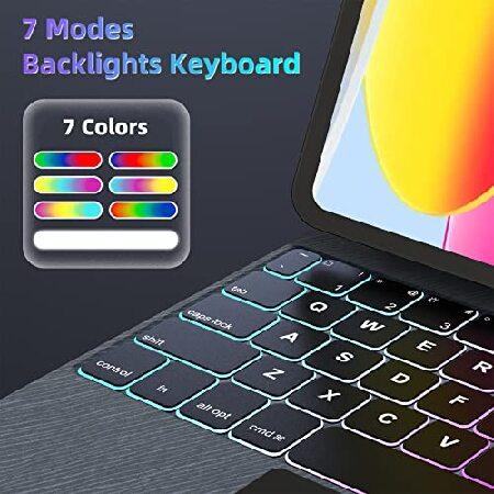 【並行輸入品】 Uogic Magic キーボードケース iPad Pro 11インチ 第3/2/1世代 iPad Air 10.9インチ 第5/4世代 iPadキーボード フローティング磁気デザイン_4