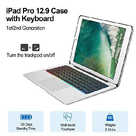 SENGBIRCH iPad Pro 12.9 ケース キーボード付き 第6世代 2022年 iPad Pro 12.9インチ 第3世代、第4世代、第5世代用キーボード - 2018、2020、2021年 バックライ｜inter-trade｜03