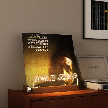 並行輸入品】 Light up Now Playing ビニールレコードスタンド