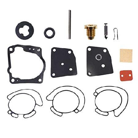 【並行輸入品】 キャブレター修理リビルドキット 6個 ヨットV4 V6 90 100 105 115 150 175 HP 18-7247 436852 438996用の画像