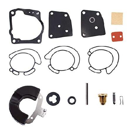 【並行輸入品】 キャブレター修理リビルドキット 6個 ヨットV4 V6 90 100 105 115 150 175 HP 18-7247 436852 438996用の画像