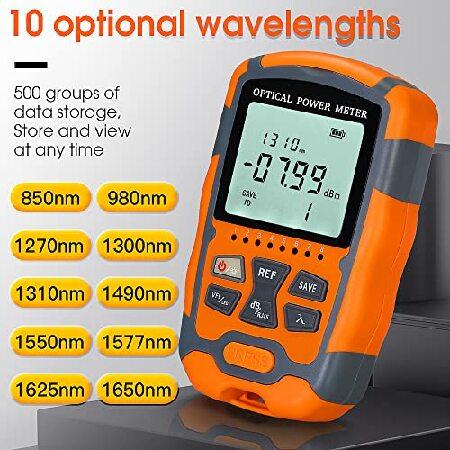 【並行輸入品】 Duogalia 4イン1 光ファイバーテスター ポータブルファイバーパワーメーター (-70~10dBm、内蔵10mW VFL) 30mW 視覚障害ロケータキット付き_1