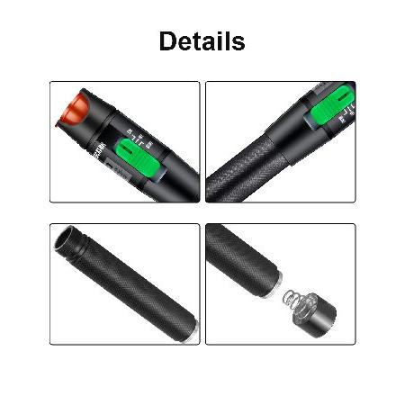 【並行輸入品】 Duogalia 4イン1 光ファイバーテスター ポータブルファイバーパワーメーター (-70~10dBm、内蔵10mW VFL) 30mW 視覚障害ロケータキット付き_5