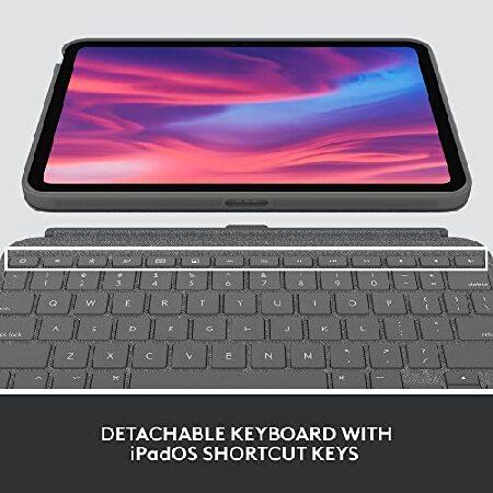 Logitech Combo Touch Detachable 10th Gen iPad Keyboard Case with Large Precision Trackpad, Full-Size Backlit Keyboard, and Smart Connector Technology｜inter-trade｜03