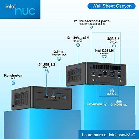 【訳あり品】 Intel NUC 12 Pro Wall Street Canyon NUC12WSHi5 Mini PC， 12TH GEN Intel Core i5-1240P， 12-Cores， 12MB Intel Smart Cache， Upto 4.4 GHz Turbo， Intel Iris 【RIZ1323647574】(46860円)
