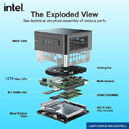 【訳あり品】 Intel NUC 12 Pro Wall Street Canyon NUC12WSHi5 Mini PC， 12TH GEN Intel Core i5-1240P， 12-Cores， 12MB Intel Smart Cache， Upto 4.4 GHz Turbo， Intel Iris 【RIZ1323647574】(46860円)