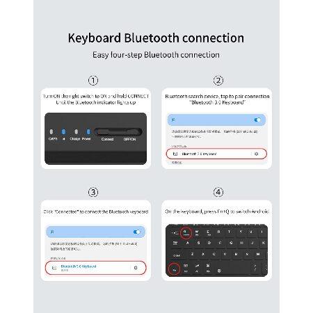 うのにもお得な情報満載！ BAILI Z Fold 4 Bluetooth Keyboard Cover，Fold4 Bluetooth Keyboard Leather Holster，Bluetooth Keyboard Cover Built-in S Pen Slot ＆ Collapsible Triangle