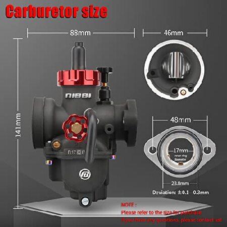 NIBBI PE17 キャブレター 48mmエアフィルターキット付き PE17mm NIBBI PE17 キャブレター 48mmエアフィルターキット付き PE17mm