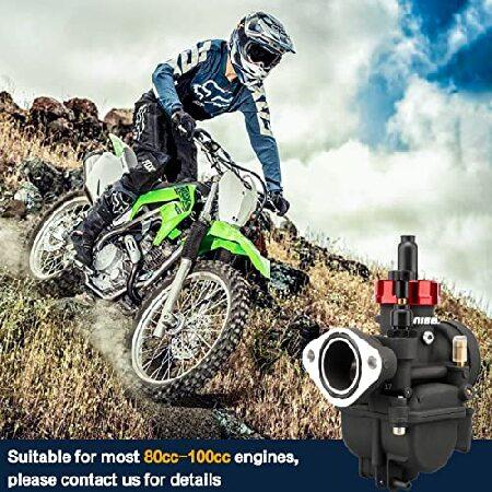 【並行輸入品】 NIBBI PE17 キャブレター 48mmエアフィルターキット付き PE17mm FL オートバイ キャブレター 80cc 90 100cc ダートバイク ピットバイク アポロの画像