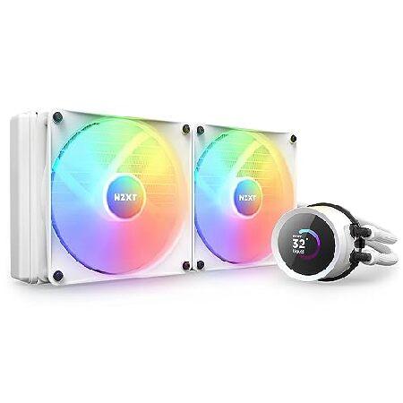 並行輸入品】 NZXT Kraken 280 RGB - RL-KR280-W1-280mm AIO CPU液体 