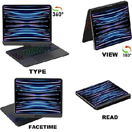 並行輸入品】 Kolude iPad Pro 12.9 ケース キーボード付き 12.9インチ