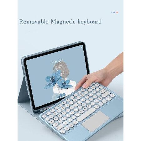 【並行輸入品】 YEEHi タッチパッドキーボード iPad Air 第5世代 Air 第4世代キーボードケース マウス付き ラウンドキータッチ 取り外し可能なキーボード_2