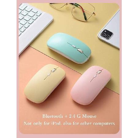 【並行輸入品】 YEEHi タッチパッドキーボード iPad Air 第5世代 Air 第4世代キーボードケース マウス付き ラウンドキータッチ 取り外し可能なキーボード_5