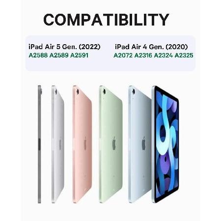 並行輸入品】 GreenLaw iPad Air 第5世代 ケース キーボード付き 7色
