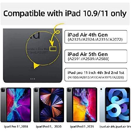 【並行輸入品】 HOU Keyboard Case for iPad Pro 11 Inch (4th/3rd/2nd/1st) Gen 2022，iPad Air 5th＆4th Generation Case with Keyboard，Magic-Stand Keyboard_1