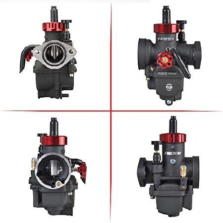 【並行輸入品】 NIBBI PE22FL Carburetor， 22mm Carburetor fit 110cc 125cc 130cc Flange Motorcycle Engine with Carb Jets - For Dirt Pit Bike Mini Bike_5