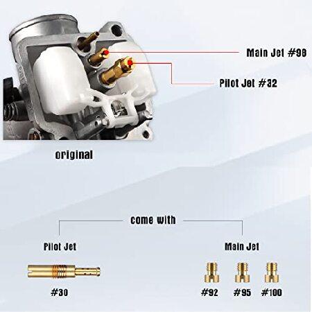 【並行輸入品】 NIBBI PE22mm キャブレター 48mmエアフィルターとキャブジェット付き 110cc 125cc 130cc フランジ オートバイエンジンに対応 ダートバイク_4