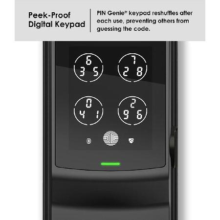【並行輸入品】 Lockly Secure Plus， Keyless Entry Door Lock， Smart Locks for Front Door， Smart Lock Deadbolt， PIN Genie(R) Keypad， 3D Biometric Fingerp_2