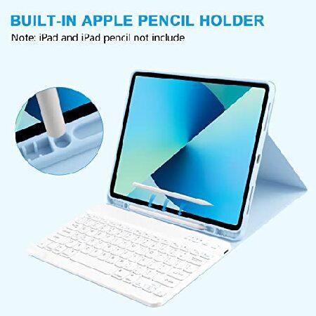 直営店にて発売致します TaIYanG iPad 12.9 Pro Case with Keyboard， Keyboard Case for iPad Pro 6th Generation 2022， Detachable Wireless Keyboard for iPad Pro 12.9 5th 2021/ 4th
