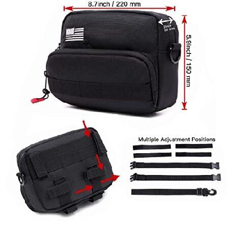 並行輸入品】 オートバイハンドルバーバッグ ハーレーハンドル