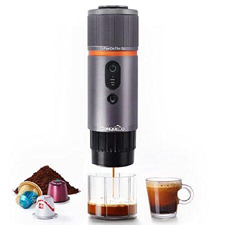 並行輸入品】 CONQUECO Portable Coffee Machine Travel - 12v Car