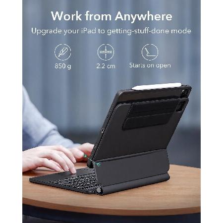 ESRマグネティックキーボード iPadPro Air5/4 キーボードケース ESR iPad Air 5/4 and Pro 11”に対応 リバウンドマグネット