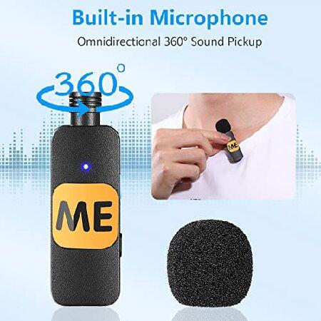 ME MIC-S1 Professional 2.4GHz Wireless Lavalier Microphone System, 164ft Range, Lapel Microphone for iPhone 13, iPad -Omnidirectional Condenser Mic fo｜inter-trade｜03