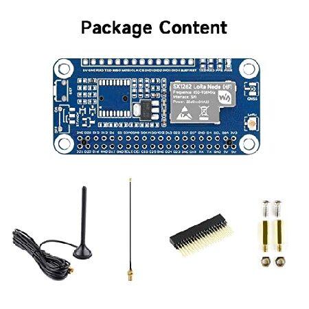 【並行輸入品】 Waveshare SX1262 LoRaWAN Node Module Expansion Board for Raspberry Pi， with Magnetic CB Antenna-SX1262 868/915M LoRaWAN HAT