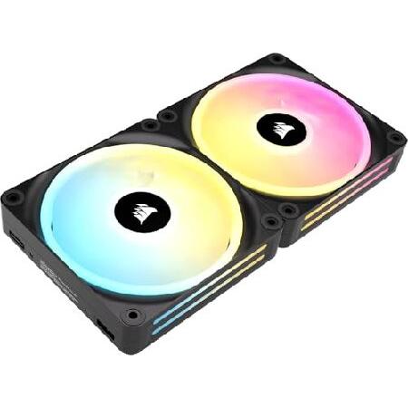 並行輸入品】 CORSAIR iCUE LINK QX140 RGB スターターキット 140mm