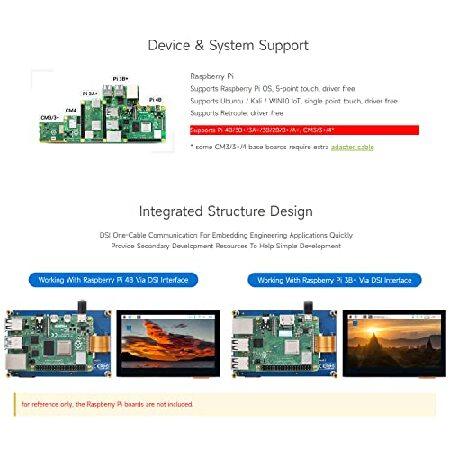 Waveshare Official Case Für Raspberry Pi Touch Display 2 & 7 DSI - Perfekt Für Pi 5