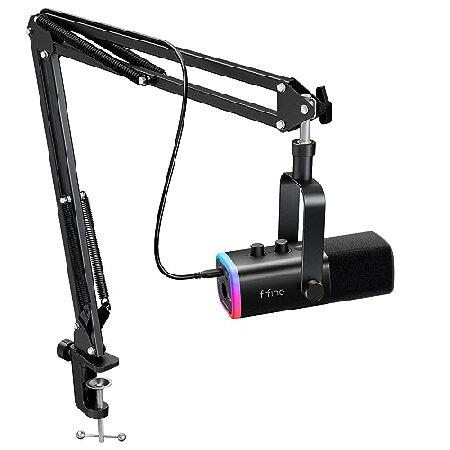 並行輸入品】 FIFINE XLR/USB ゲーミングマイクセット ダイナミックPC