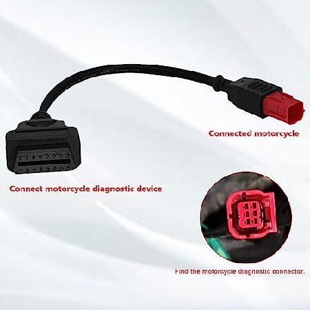 並行輸入品】 Obd2 アダプターケーブル 6ピン モーターバイク