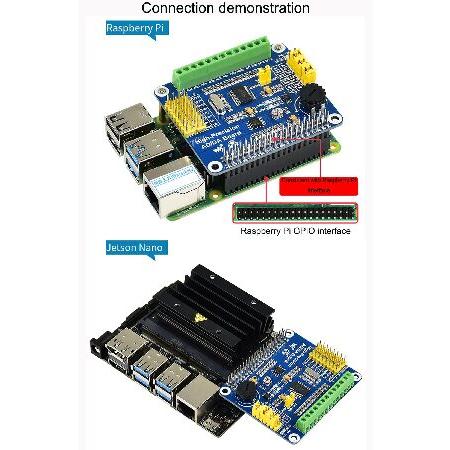 並行輸入品】 高精度AD/DA 拡張ボード Raspberry Pi 4B/Raspberry 3B+/