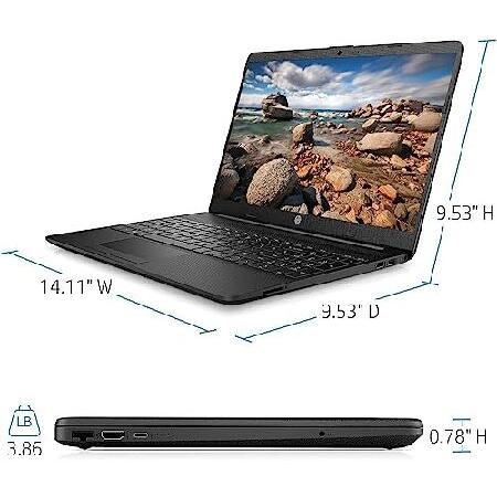 HP 15.6" Laptop with 1 Year Microsoft Office 365, Intel Pentium Quad-Core Processor, Long Battery Life, RJ-45 Ethernet Port, USB Type-C, Wi-Fi, Webcam｜inter-trade｜03