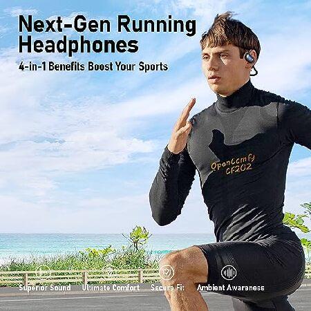 Audiovance OpenComfy CF202 Bluetooth Running Headphones, Wireless Open-Ear Headphones for Runners, 4-in-1 Advantage: Ultimate Comfort, Superior Sound,｜inter-trade｜02