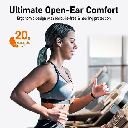 Audiovance OpenComfy CF202 Bluetooth Running Headphones, Wireless Open-Ear Headphones for Runners, 4-in-1 Advantage: Ultimate Comfort, Superior Sound,｜inter-trade｜04