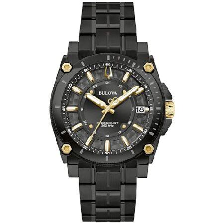 【並行輸入品】 Bulova Precisionist アイコンコレクション メンズ 98B408, ブラック。, モダン